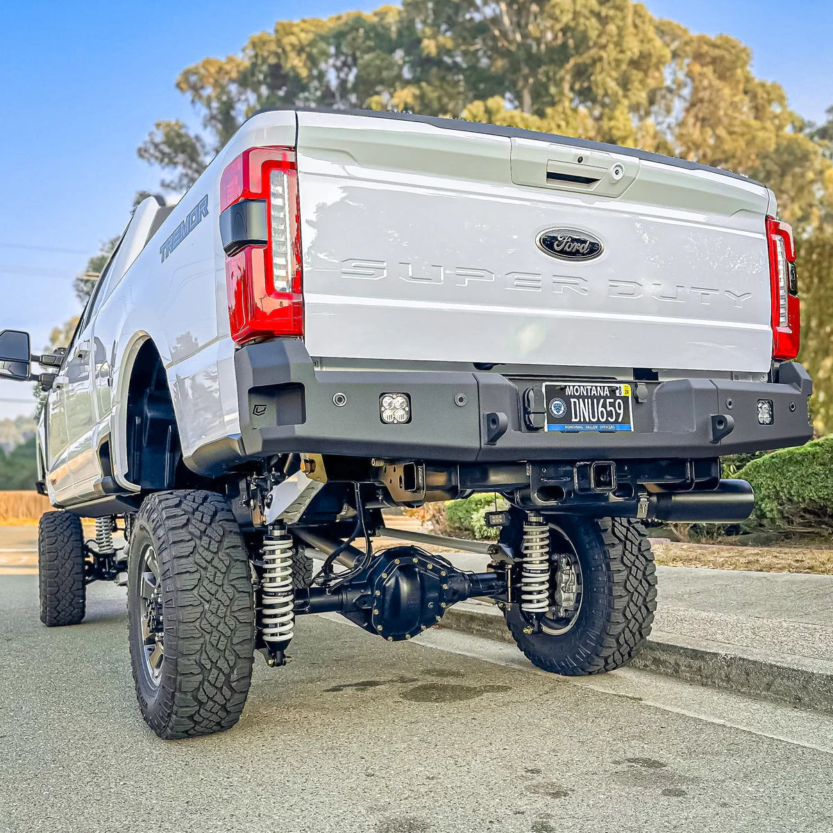 2023+ FORD SUPERDUTY F250/F350 ATTITUDE REAR BUMPER Front View