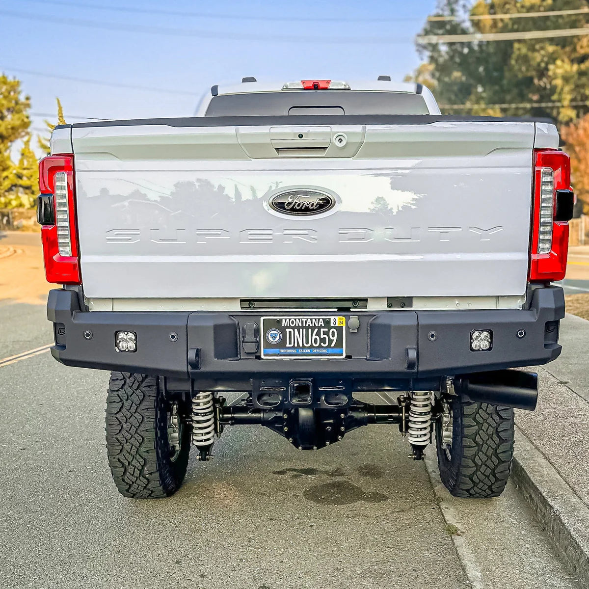 2023+ FORD SUPERDUTY F250/F350 ATTITUDE REAR BUMPER Front View