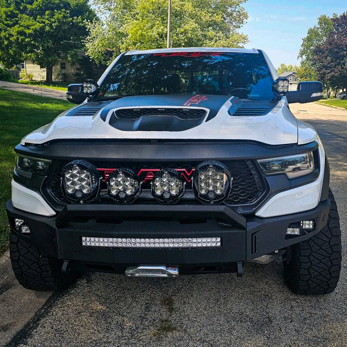 2021-2022 RAM TRX OCTANE FRONT WINCH BUMPER Front View