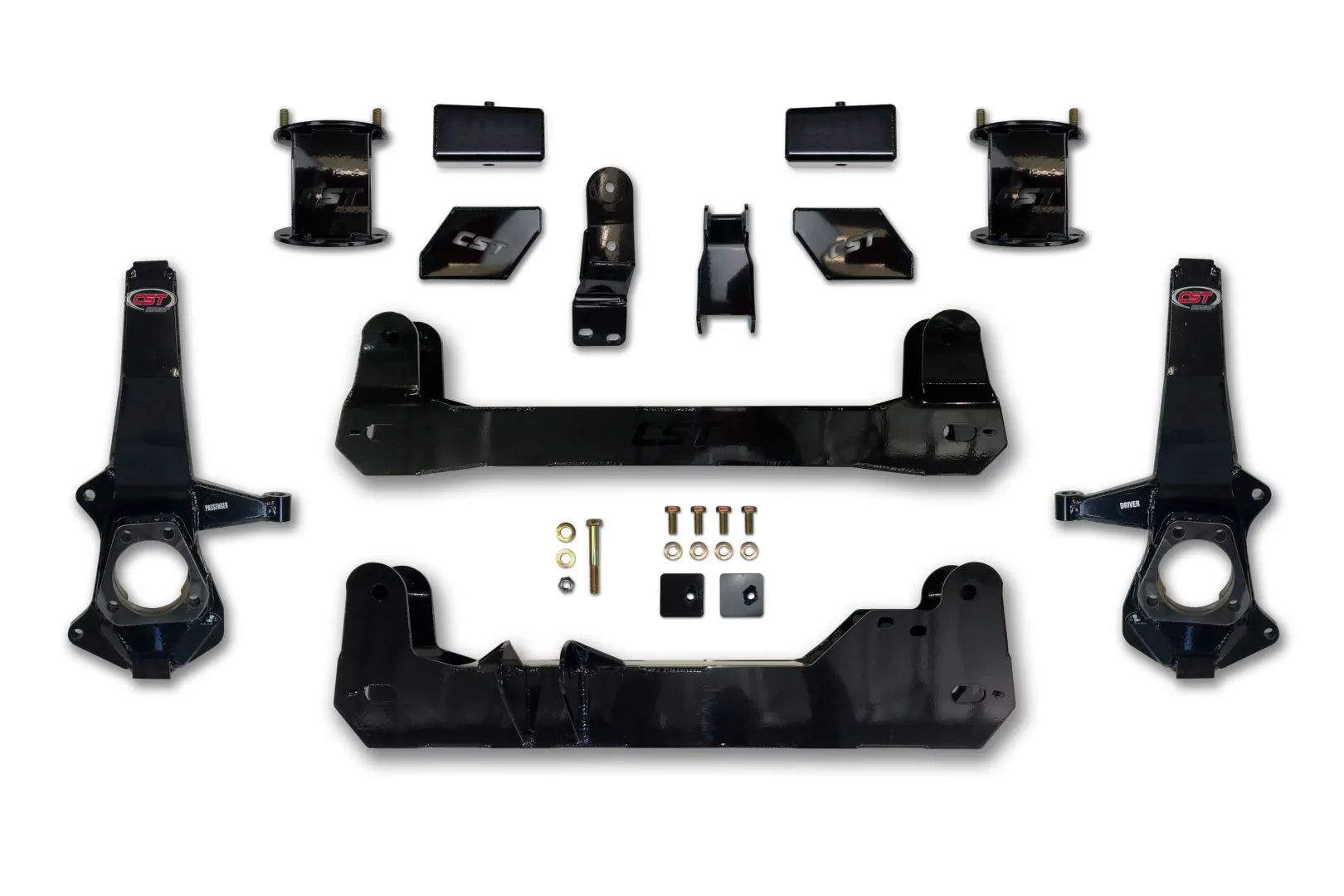 CST 19-23 GM 1500 7″ Stage 3 Suspension System Front View