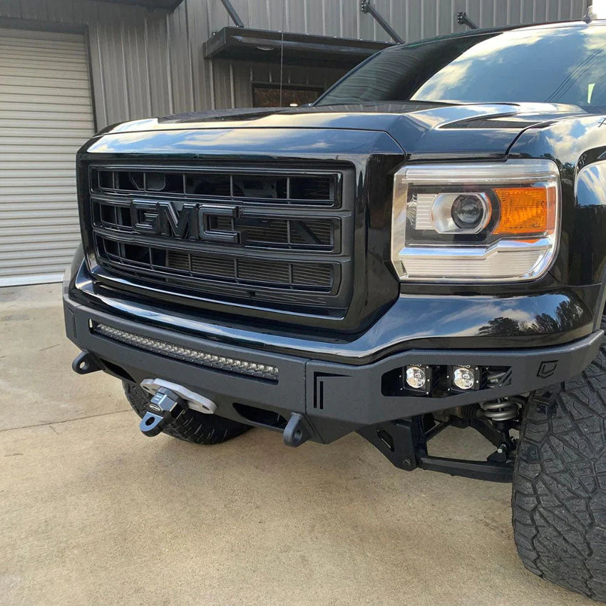 2014-2015 GMC SIERRA 1500 OCTANE FRONT WINCH BUMPER Front View