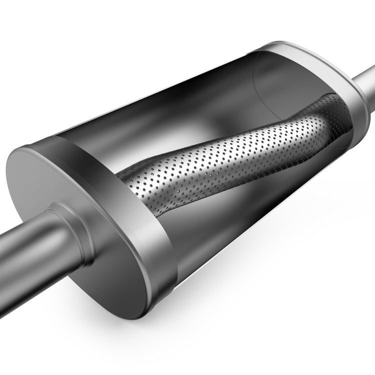 MagnaFlow 2000-2006 Jeep Wrangler Street Series Cat-Back Performance Exhaust System Front View