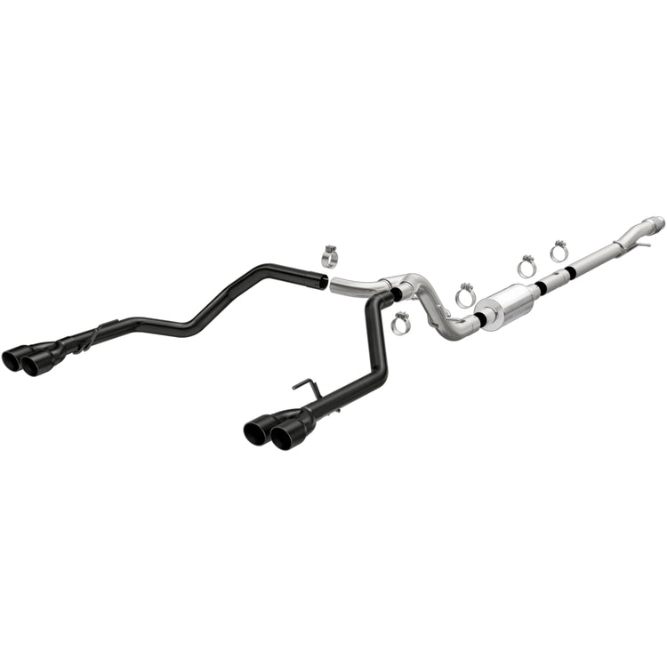 MagnaFlow Street Series Cat-Back Performance Exhaust System 19478 Front View