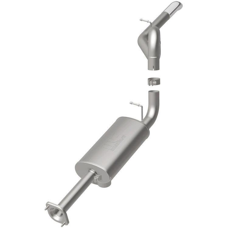 MagnaFlow 2004-2006 Jeep Wrangler Street Series Cat-Back Performance Exhaust System Front View