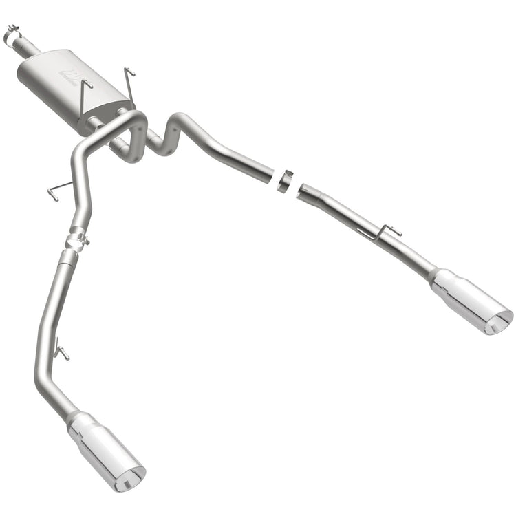 MagnaFlow Street Series Cat-Back Performance Exhaust System 16869 Front View