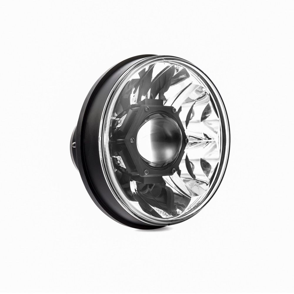 KC HiLites 7" Gravity® LED Pro DOT Headlight | Driving Beam | Pair | 07-18 Jeep JK