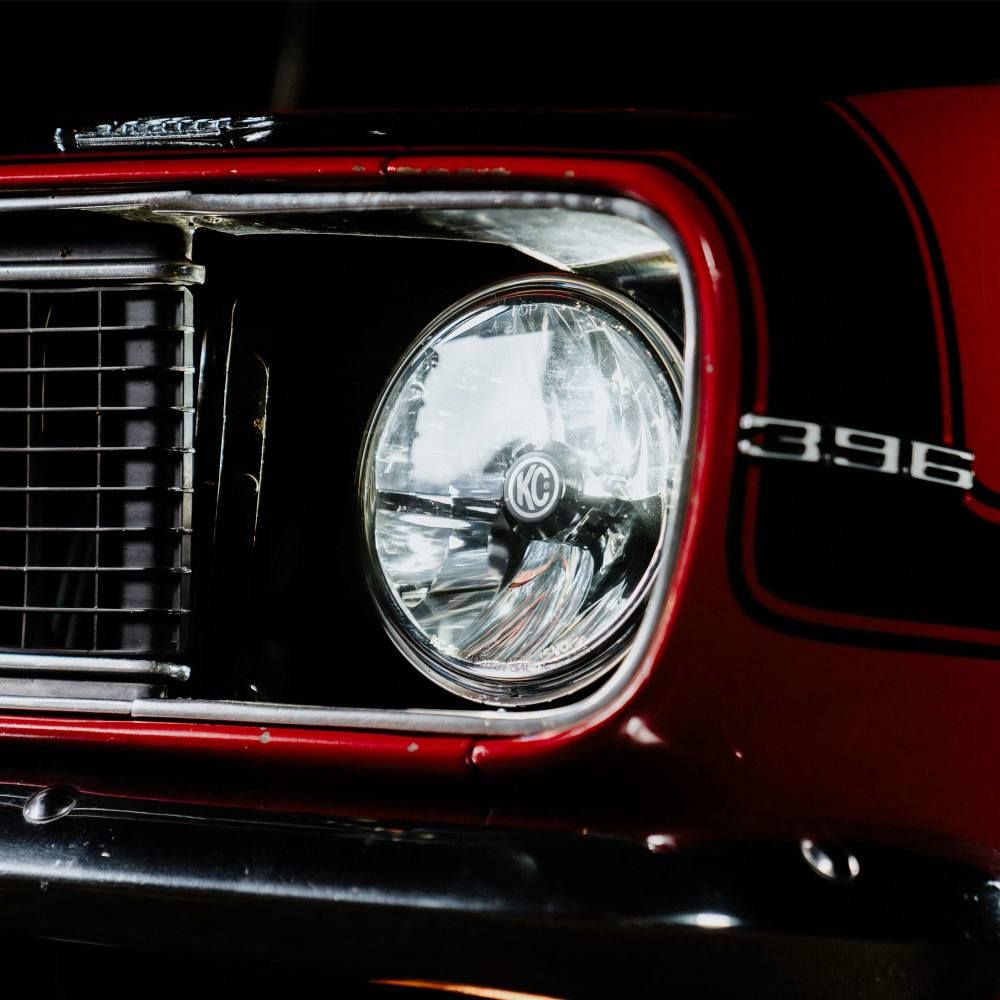 KC HiLite 7" Gravity® LED DOT Headlight | Driving Beam | Pair Universal / 97-06 Jeep TJ