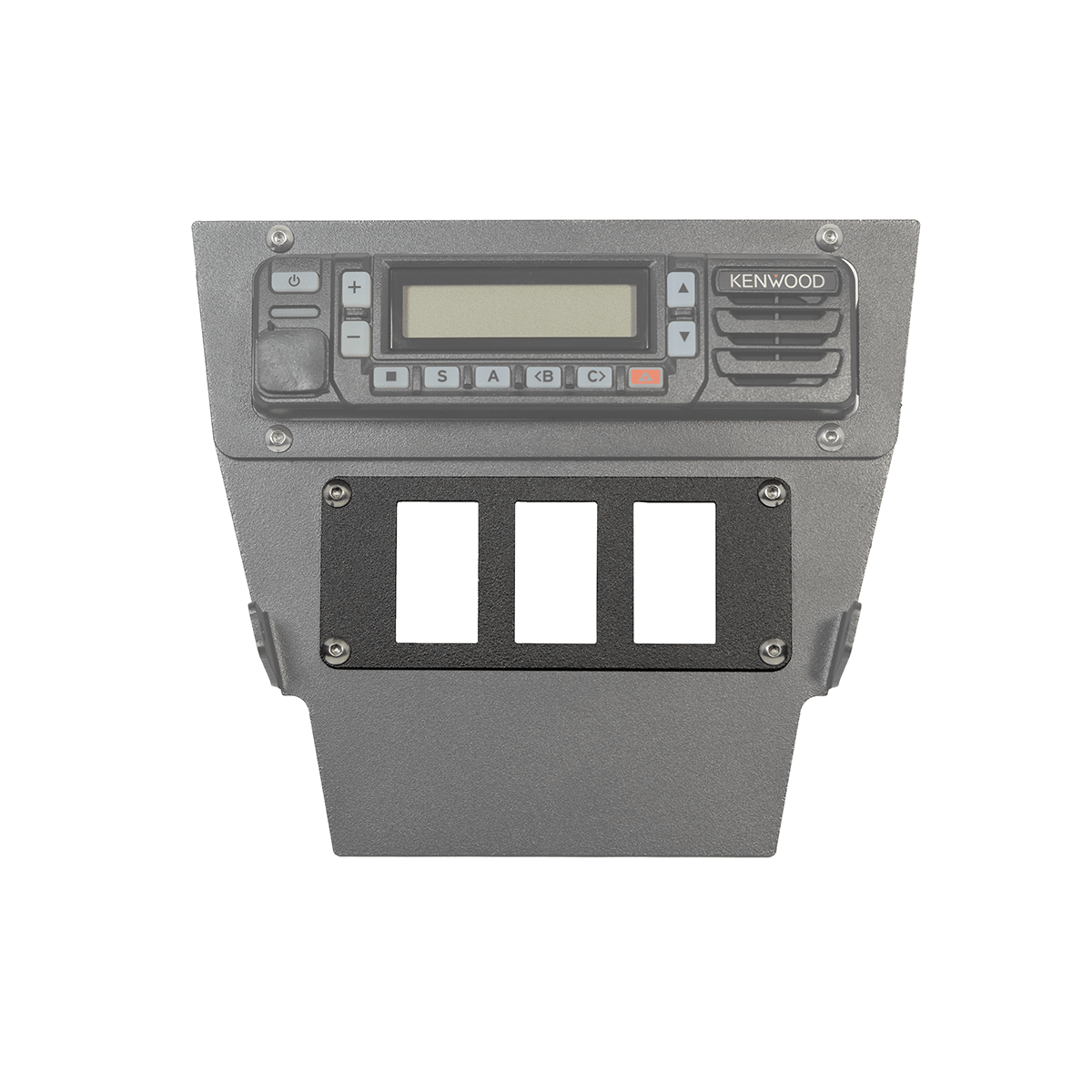 PCI Rocker Intercom Adapter Block Off Plate Front View