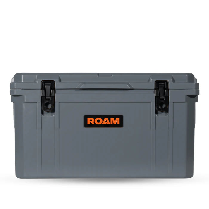 45QT Rugged Cooler Front View Grey