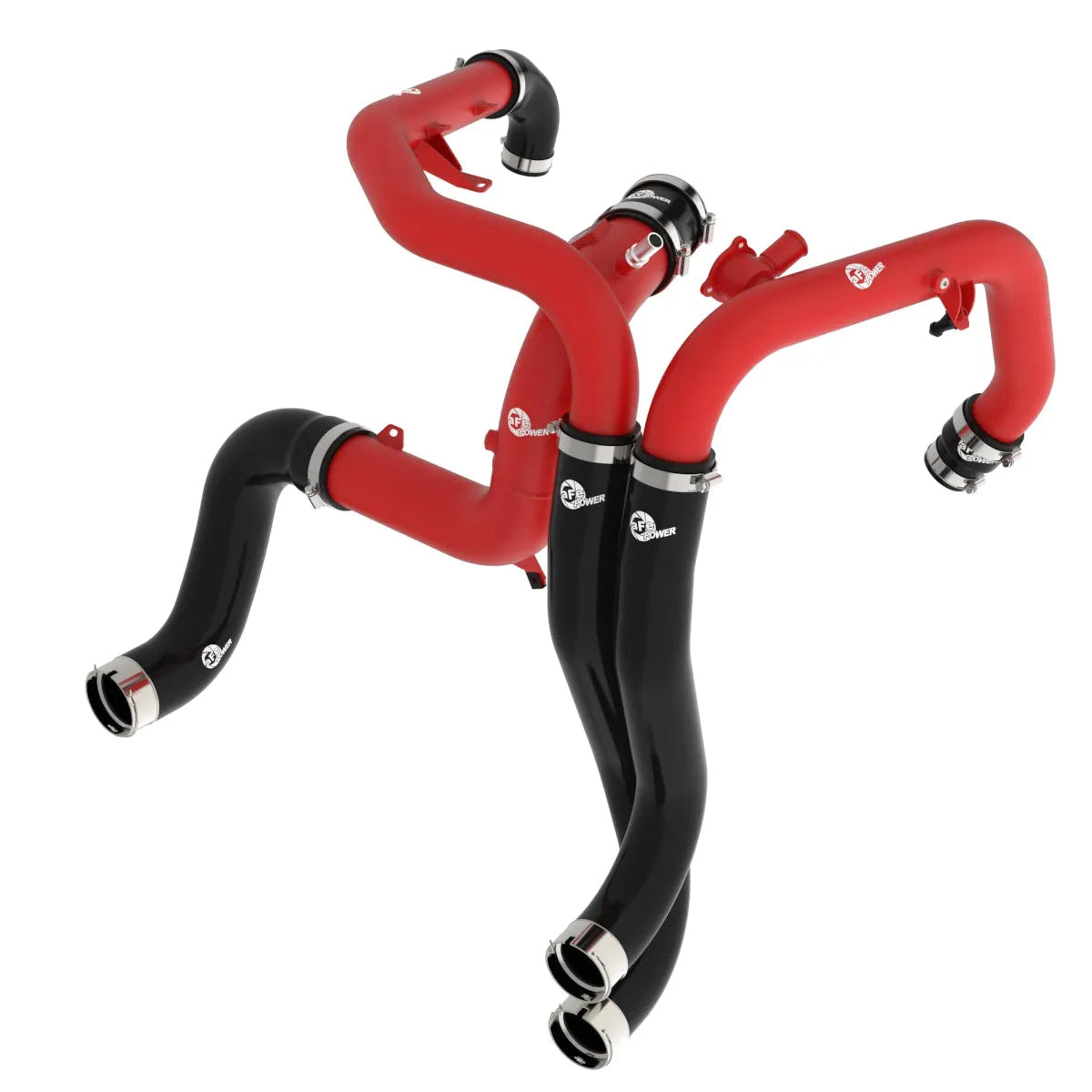 '24+ Ranger Raptor BladeRunner Aluminum Charge Pipe Kits Front View