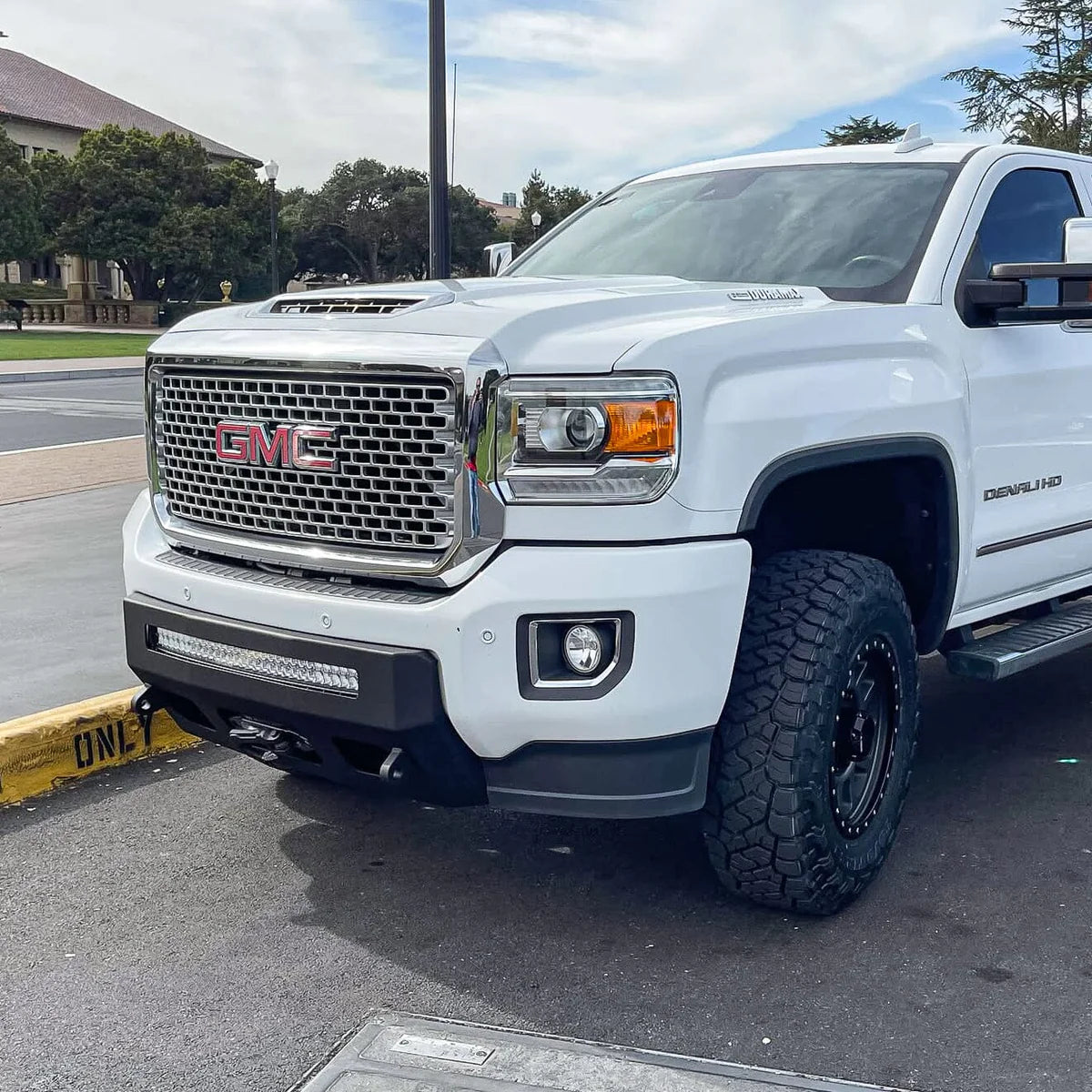 2015-2019 GMC 2500HD/3500HD PROLITE FRONT BUMPER Front View