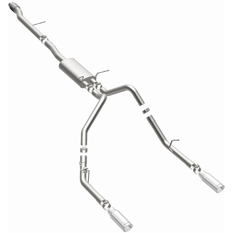 MagnaFlow Street Series Cat-Back Performance Exhaust System 15268 Front View