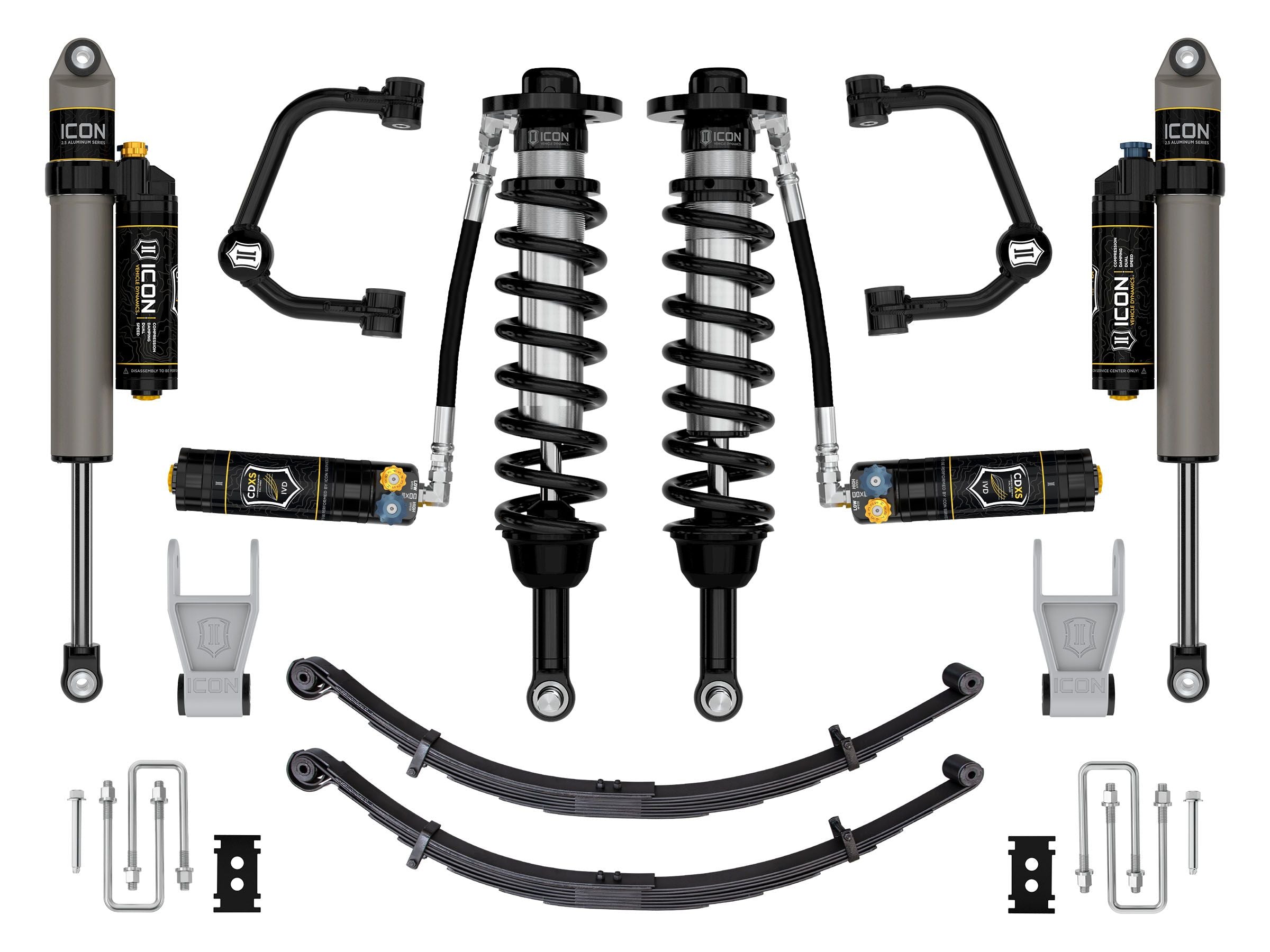 21-24 FORD F150 TREMOR 2.5-3" STAGE 4 SUSPENSION SYSTEM w/ Leaf Springs