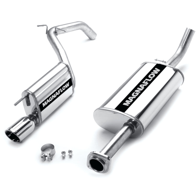 MagnaFlow 2005-2010 Jeep Grand Cherokee Street Series Cat-Back Performance Exhaust System Front View