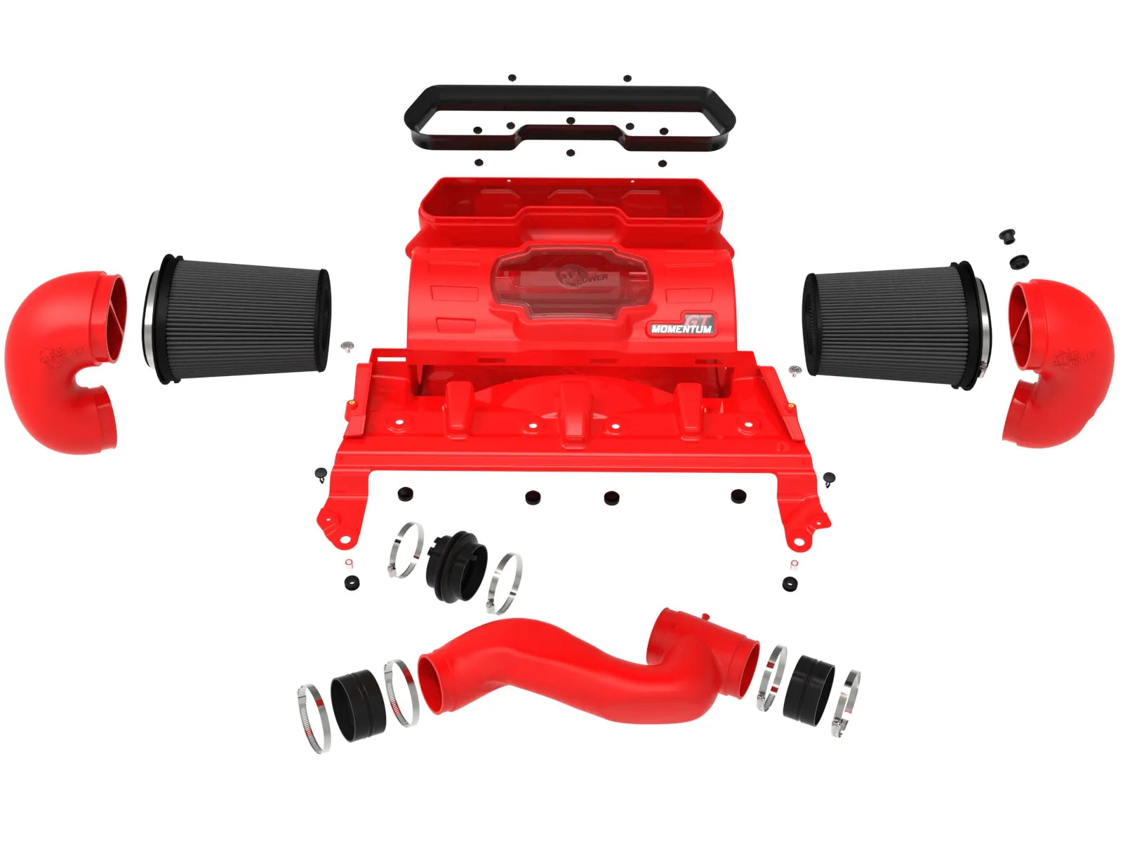 2021-2024 Ram TRX Momentum GT Cold Air Intake System in Raising Hell Red w/ Black Pro 5R Filters