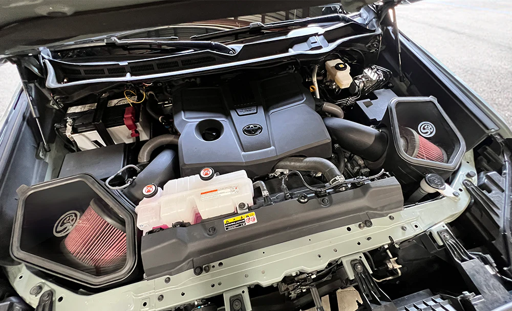 COLD AIR INTAKE FOR 2022+ TOYOTA TUNDRA, 2023+ SEQUOIA V6 3.4L AND 3.4L HYBRID - COTTON CLEANABLE