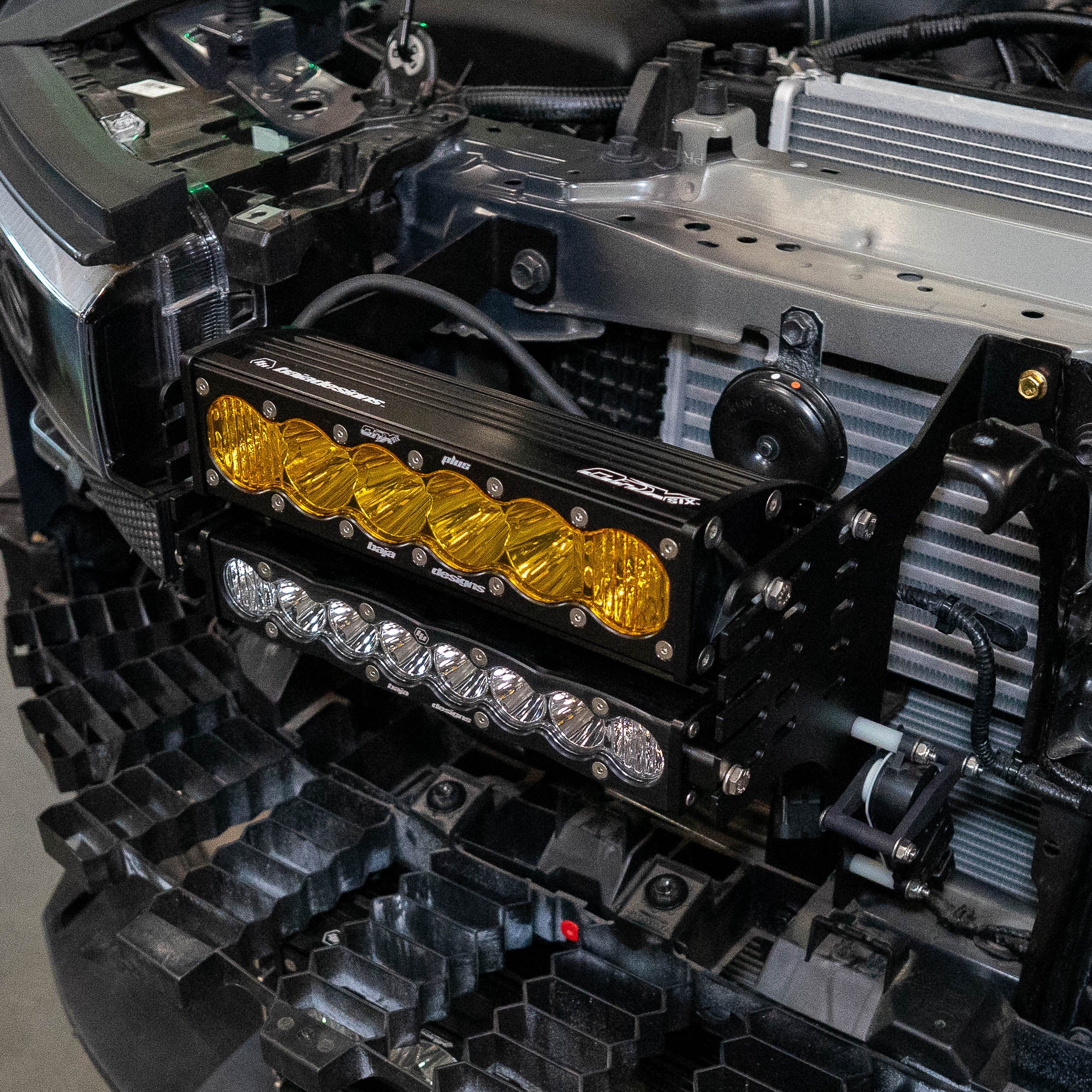 SDHQ Built 2024+ Toyota LC250 Behind The Grille Light Bar Mount