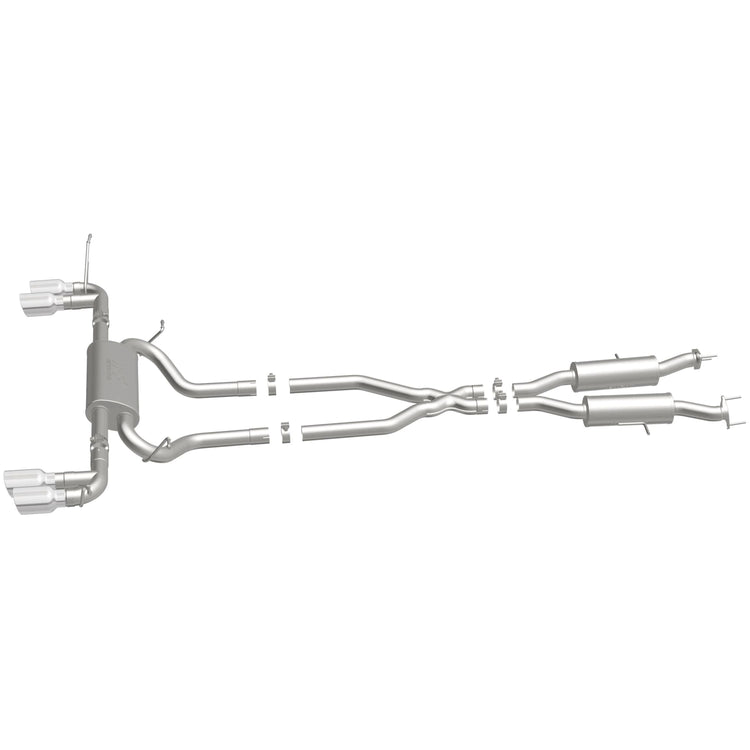 MagnaFlow 2014-2021 Jeep Grand Cherokee Street Series Cat-Back Performance Exhaust System Front View