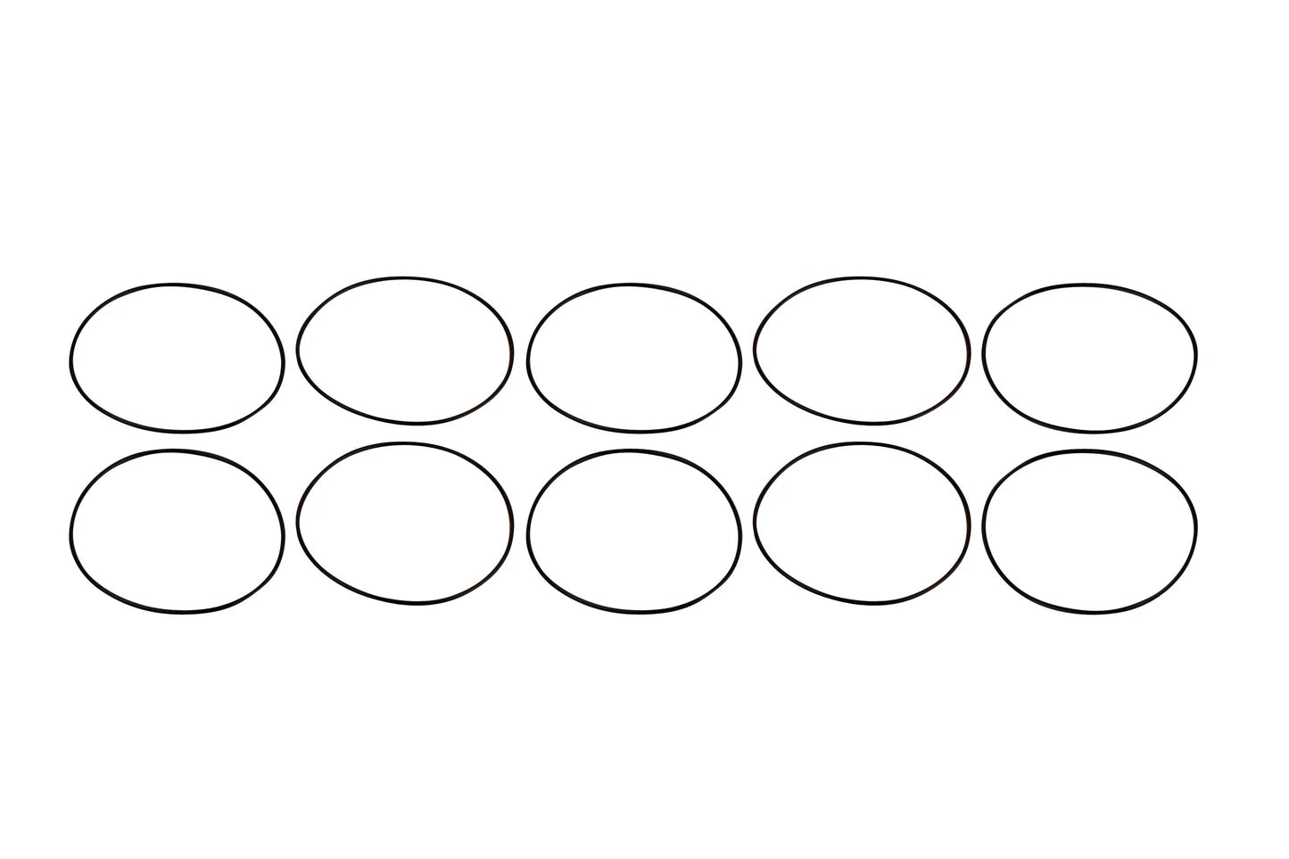 Canister Style Diameter Replacement Filter O-Rings, 10 pack