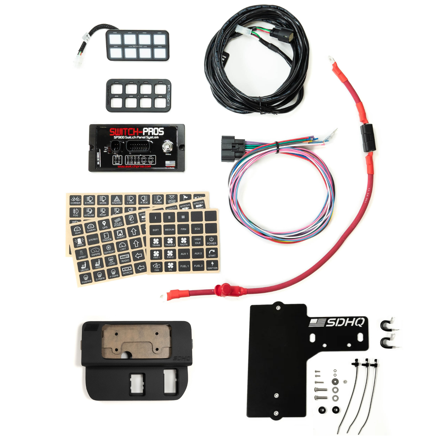 2016-2023 Toyota Tacoma SDHQ Built Complete Switch Pros SP-9100 Mounting Kit