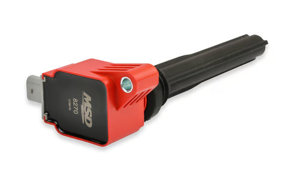 MSD Ignition Coil - Ford EcoBoost - 3.5L V6 - Red - 6-Pack Side View Red