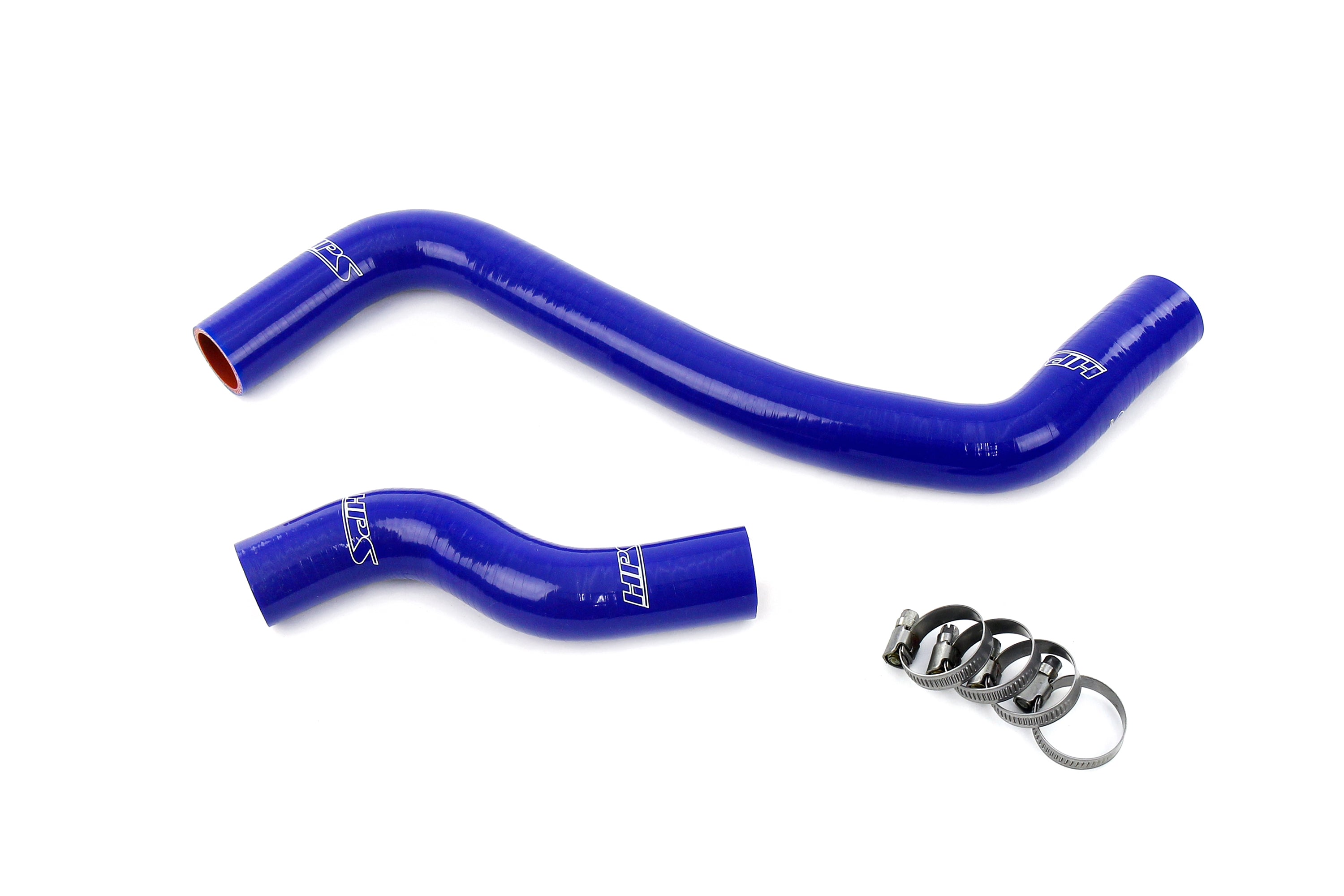 HPS Performance High Temp Reinforced Silicone Radiator Coolant Hose Kit, Blue, 57-1244-BLUE