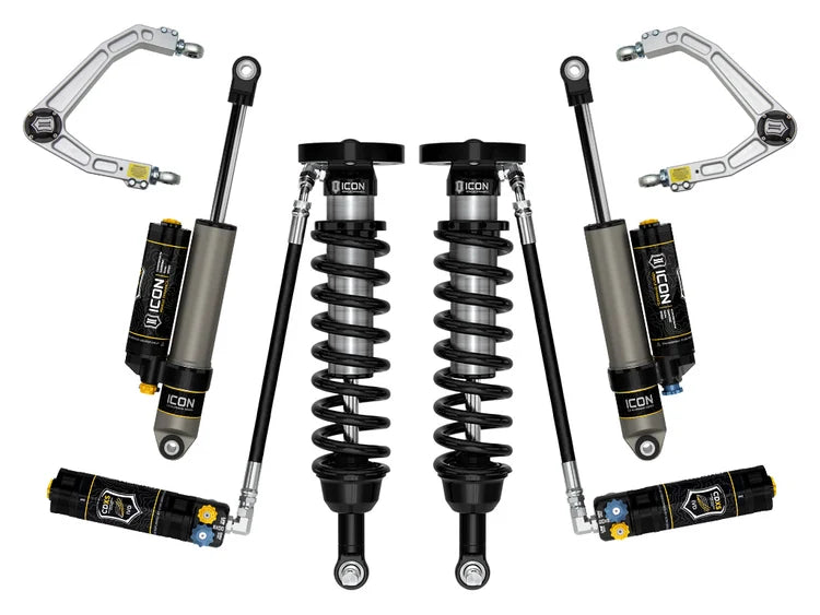 ICON 2019-2026 Chevrolet Silverado 1500/GMC Sierra 1500, 1.5-3.5" Lift, Stage 5 Suspension System, Billet