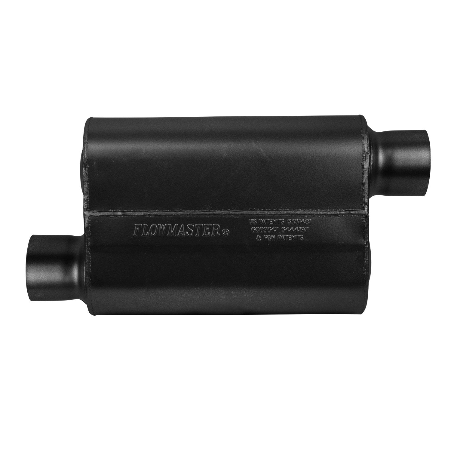 Flowmaster 40 Series Delta Flow Chambered Muffler Front View