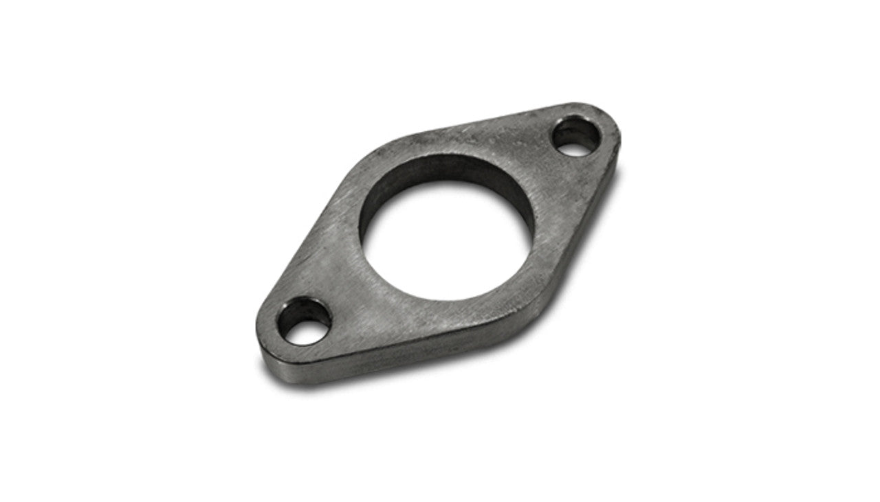 Mild Steel Wastegate Flange for Tial 35-38mm & Turbonetics Deltagate (Drilled Holes) Front View
