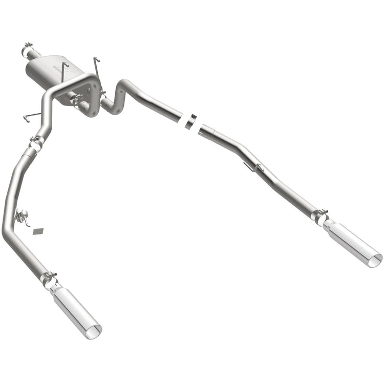 MagnaFlow Street Series Cat-Back Performance Exhaust System 16870 Front View