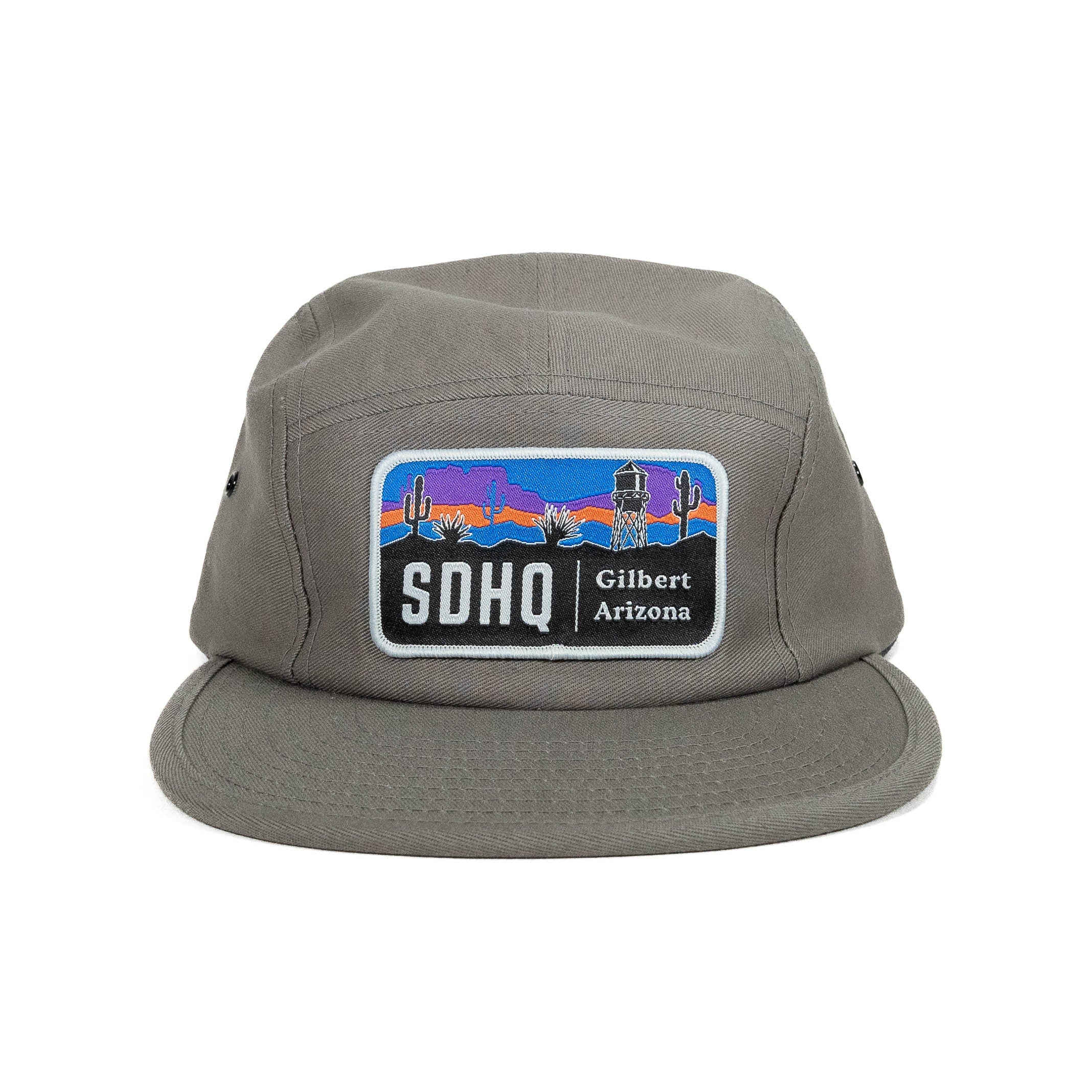 SDHQ Motorsports 5 Panel Hat | Grey