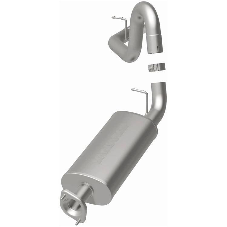 MagnaFlow 2000-2006 Jeep Wrangler Street Series Cat-Back Performance Exhaust System Front View