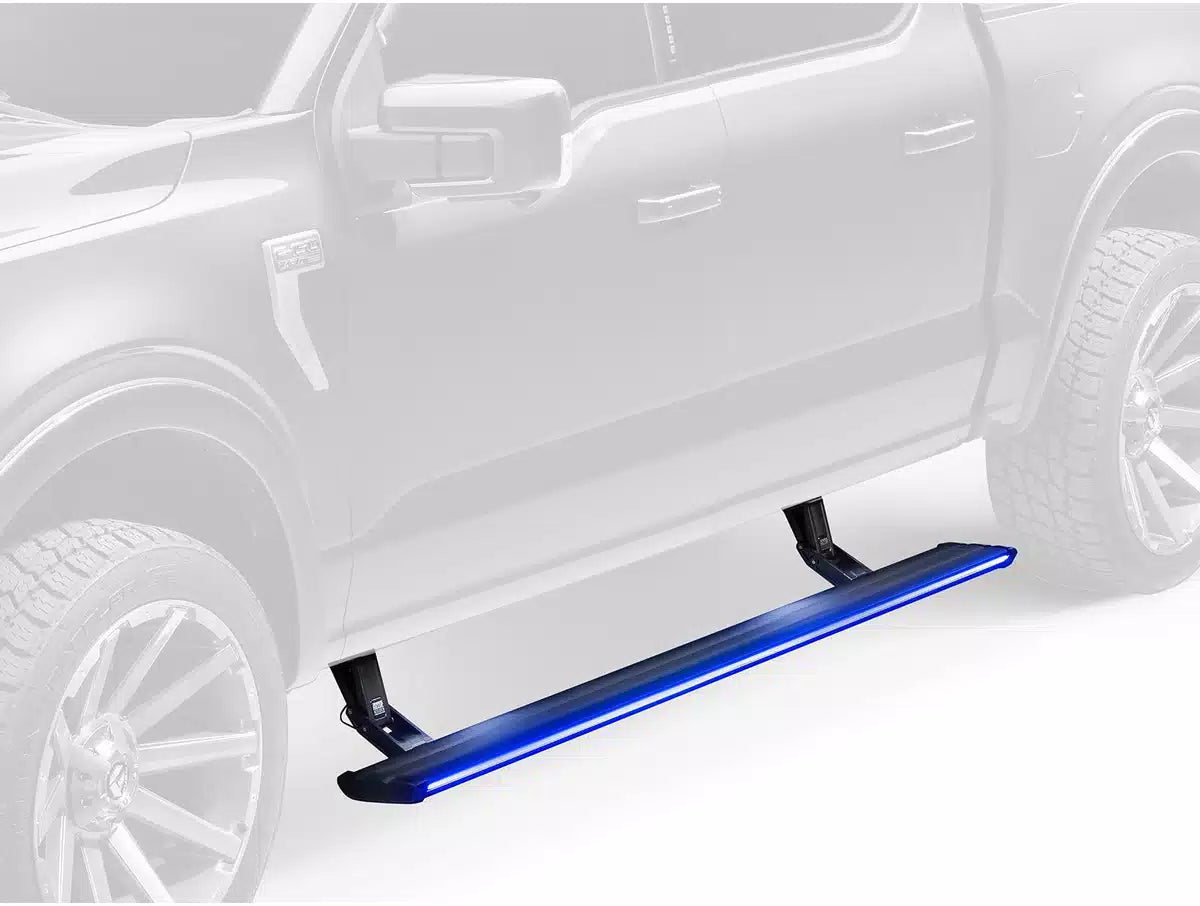 AMP Research PowerStep Vision 2022-2025 Silverado/Sierra 1500 Front View