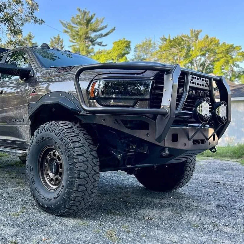 2019-2025 RAM 2500/3500 OCTANE FRONT WINCH BUMPER W/ GUARD Front View