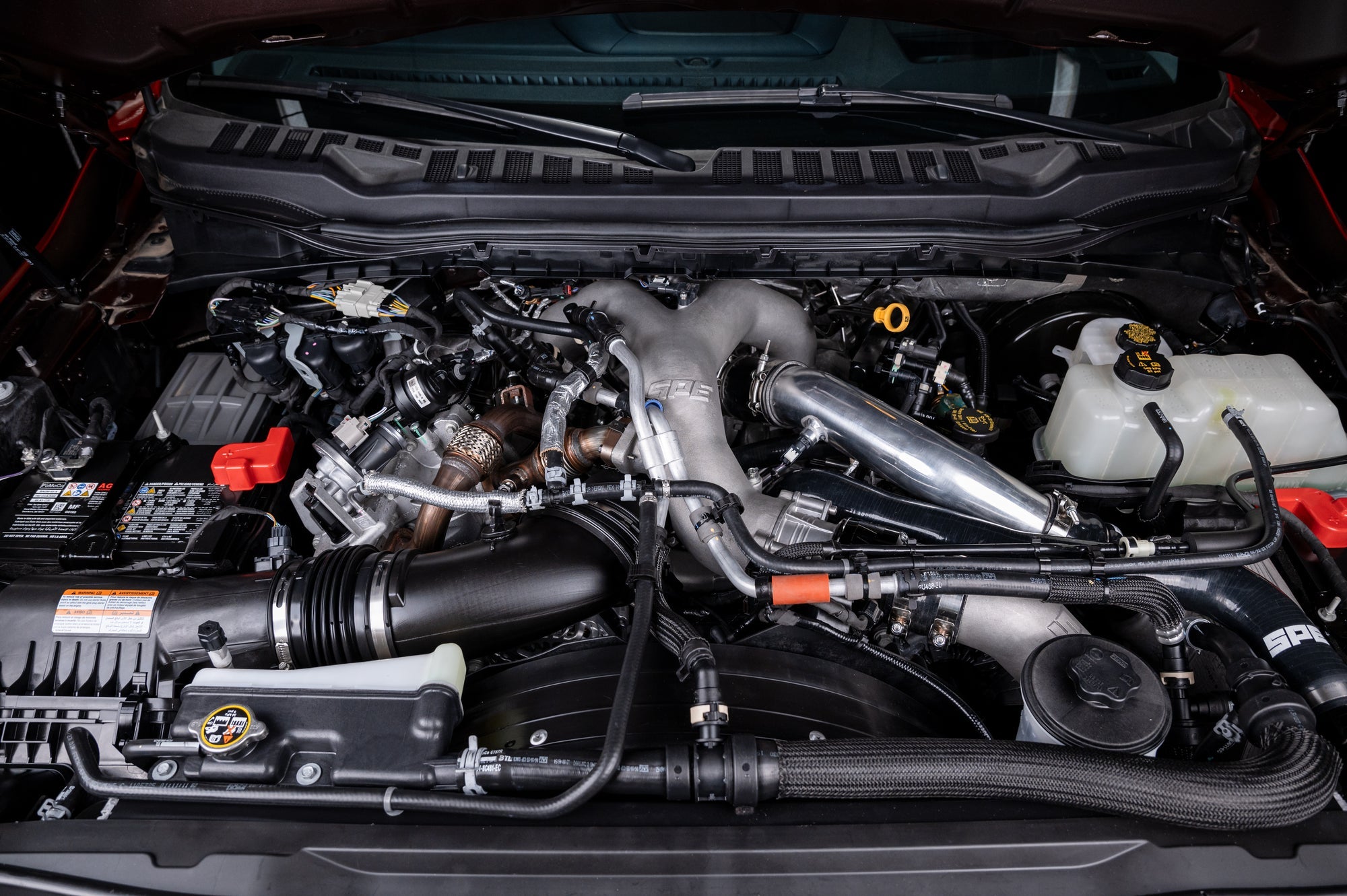 SPE Motorsport 2011-2025 6.7 Powerstroke OE+ Performance Intake Manifold Kit Front View