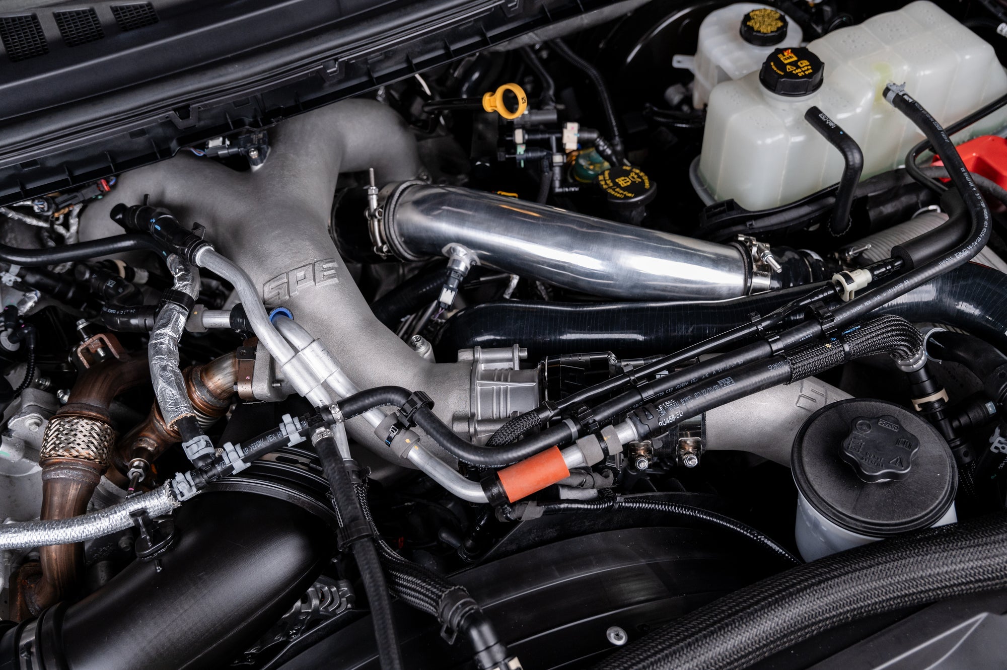 SPE Motorsport 2011-2025 6.7 Powerstroke OE+ Performance Intake Manifold Kit Front View