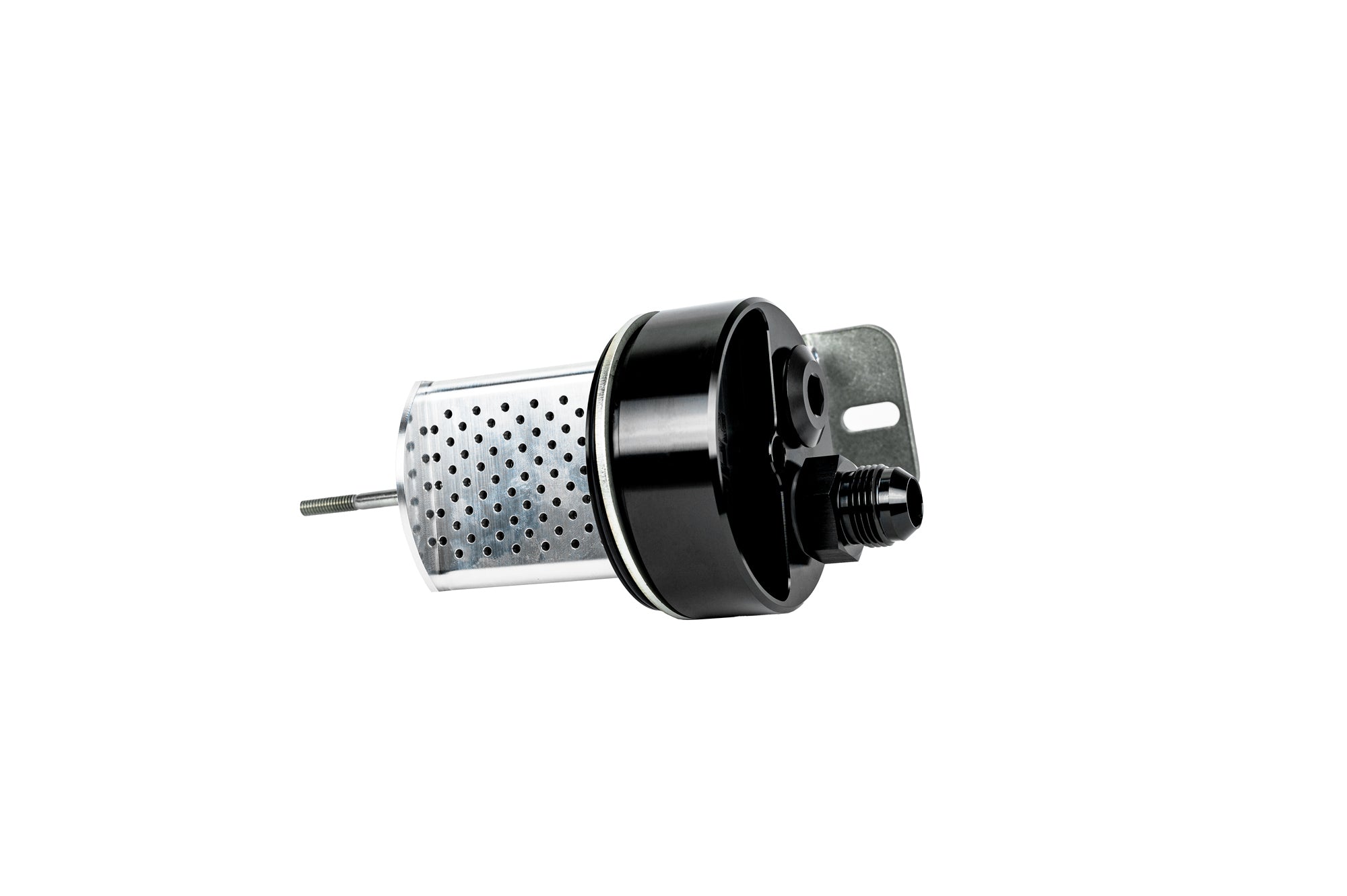 SPE Motorsport 6.7L Powerstroke External CCV Catch Can Front View