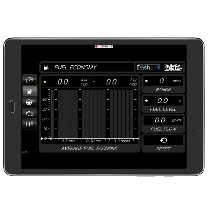 Dashlink II, OBDII Digital Gauges Apple iOS/Android