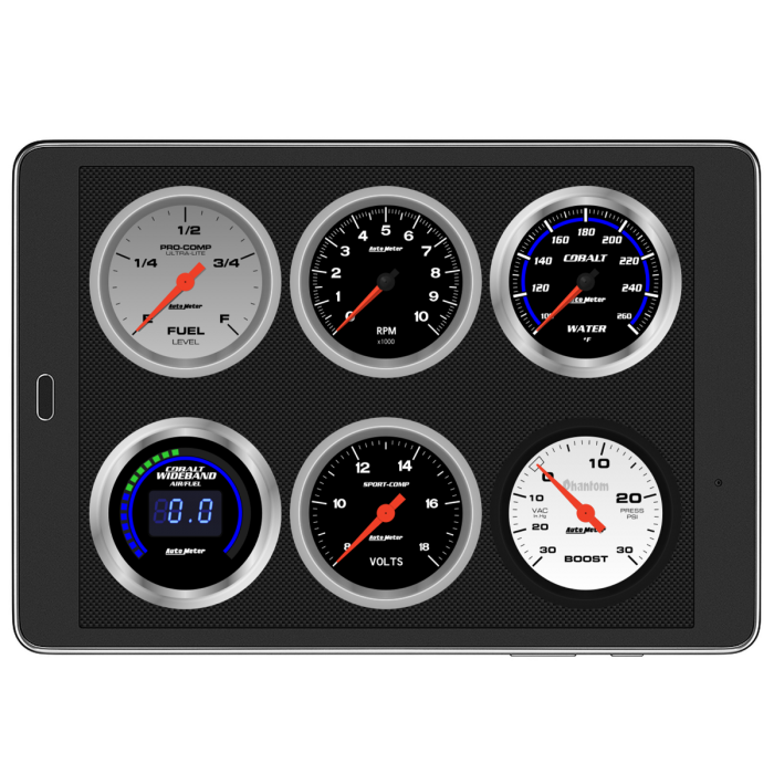 Dashlink II, OBDII Digital Gauges Apple iOS/Android