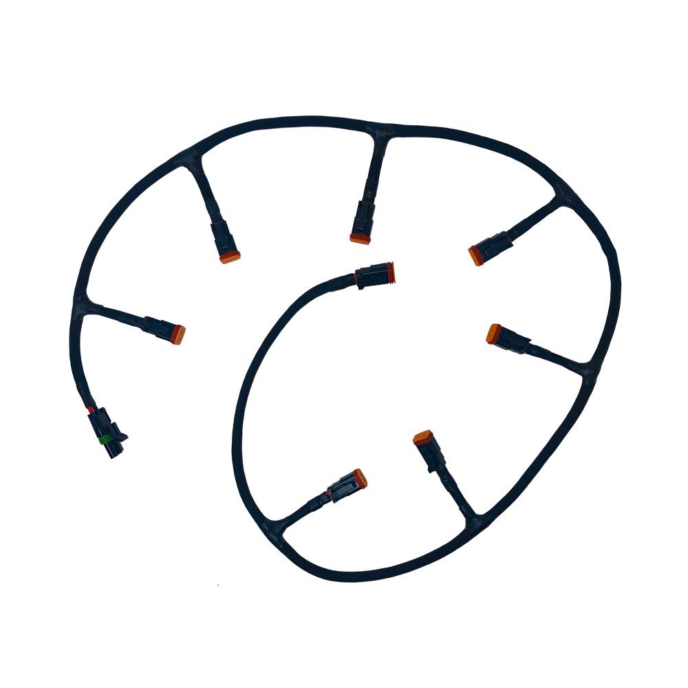 KC HiLites 50" Gravity® Pro6 LED - 8-Light - Plug-N-Play Light Bar Harness Front View