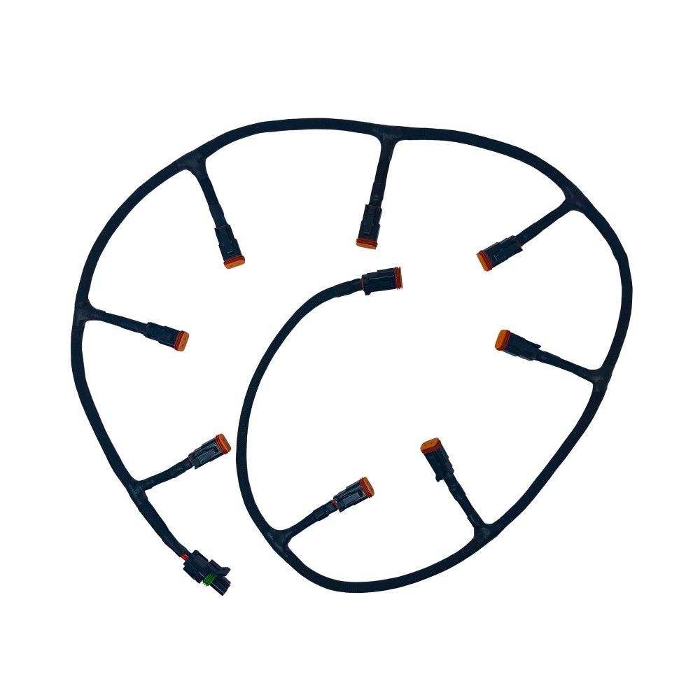 KC HiLites 57" Gravity® Pro6 LED - 9-Light - Plug-N-Play Light Bar Harness Front View