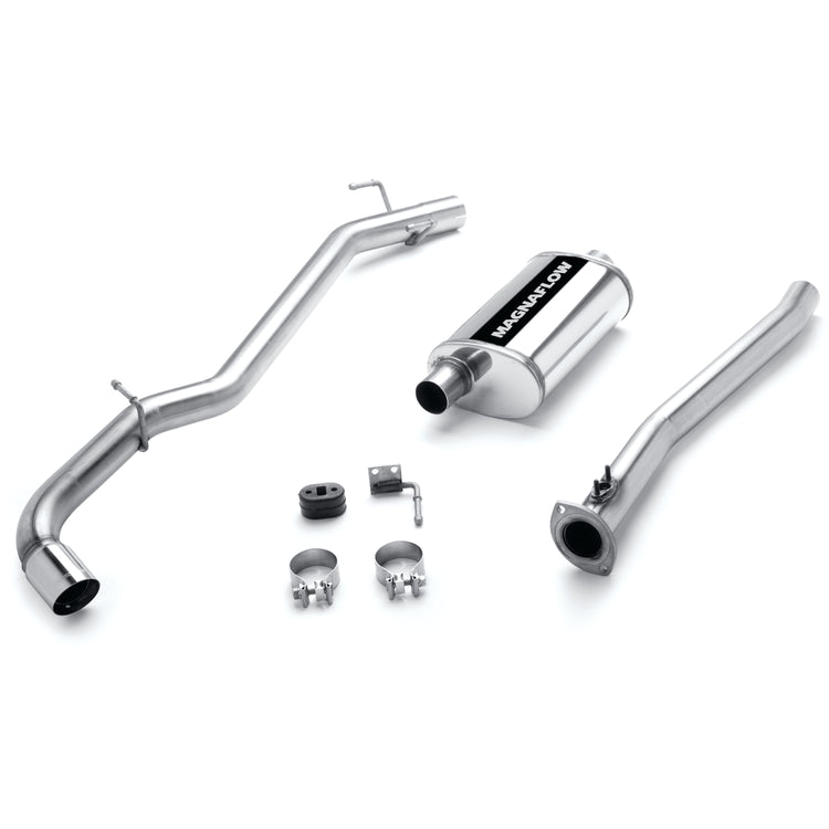 MagnaFlow 2000-2004 Toyota Tacoma Street Series Cat-Back Performance Exhaust System Front View
