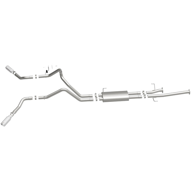 MagnaFlow 2009-2021 Toyota Tundra Street Series Cat-Back Performance Exhaust System Front View