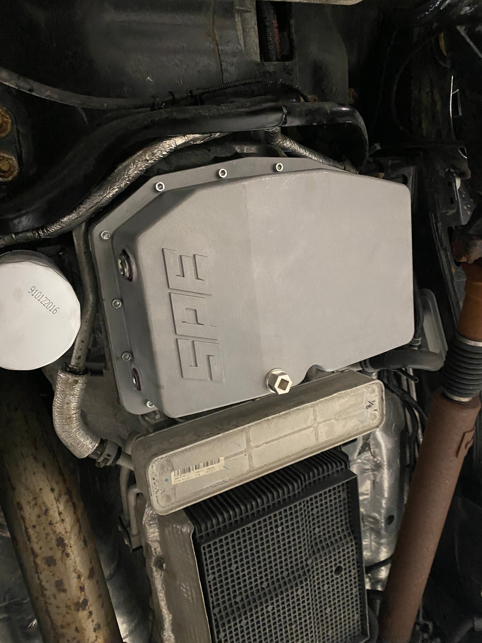 SPE Motorsport 2011+ 6.7L Powerstroke Oil Pan Front View