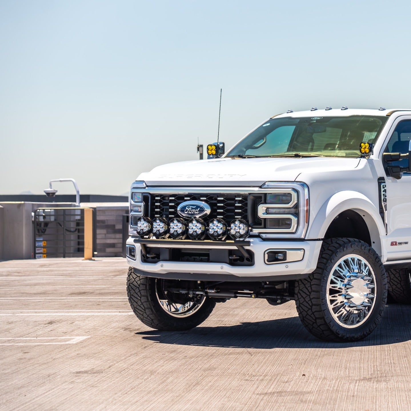 2017-2026 Ford Super Duty Light Mount "The Classic" Trophy Truck Style for 6 Round Lights