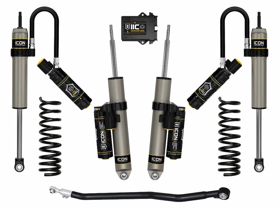 ICON 2014-2026 Ram 2500 4WD, Diesel, Coil Spring Rear, 2.5" Lift, Stage 5 Suspension System, w/ Performance Rear Coil Springs