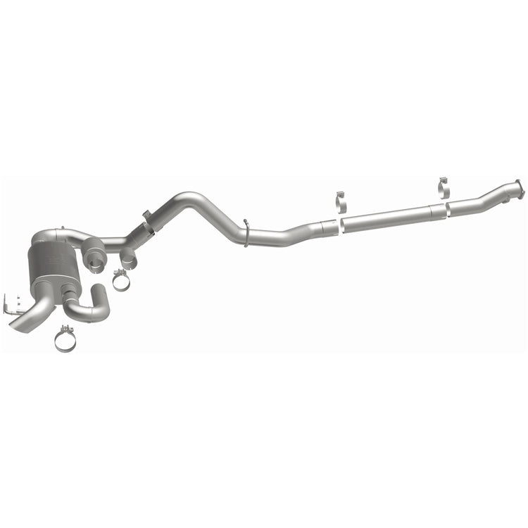 MagnaFlow 2021-2025 Ford Bronco Overland Series Cat-Back Performance Exhaust System Front View