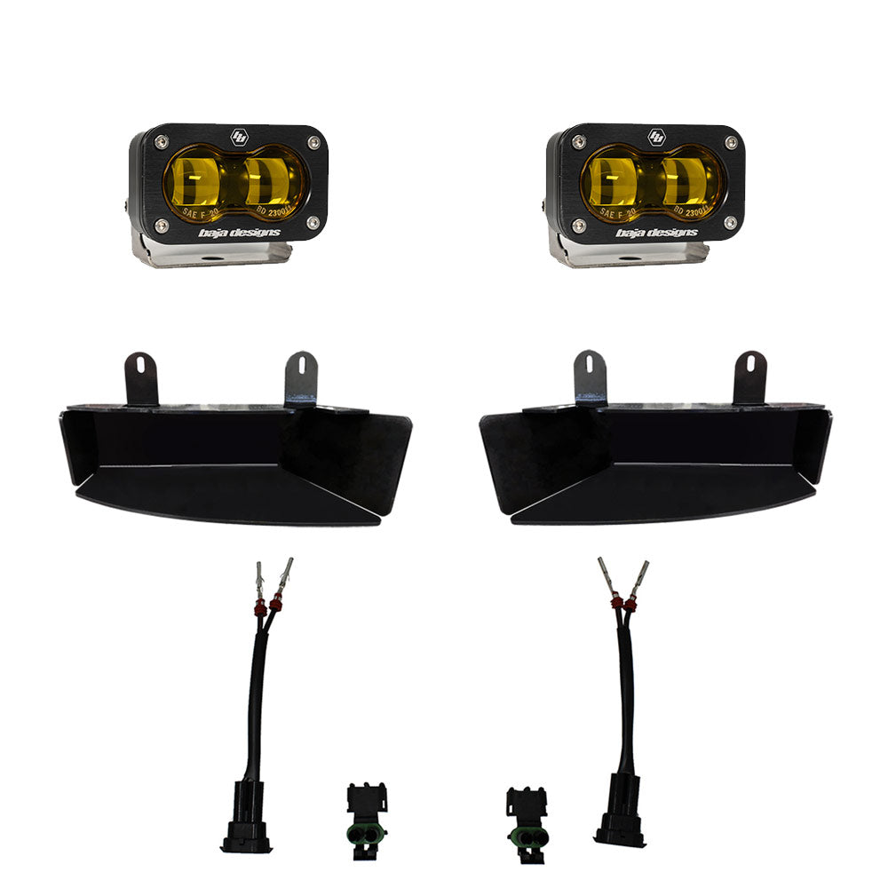 2019+ Ram 2500/3500 S2 SAE Fog Pocket Light Kit - Amber