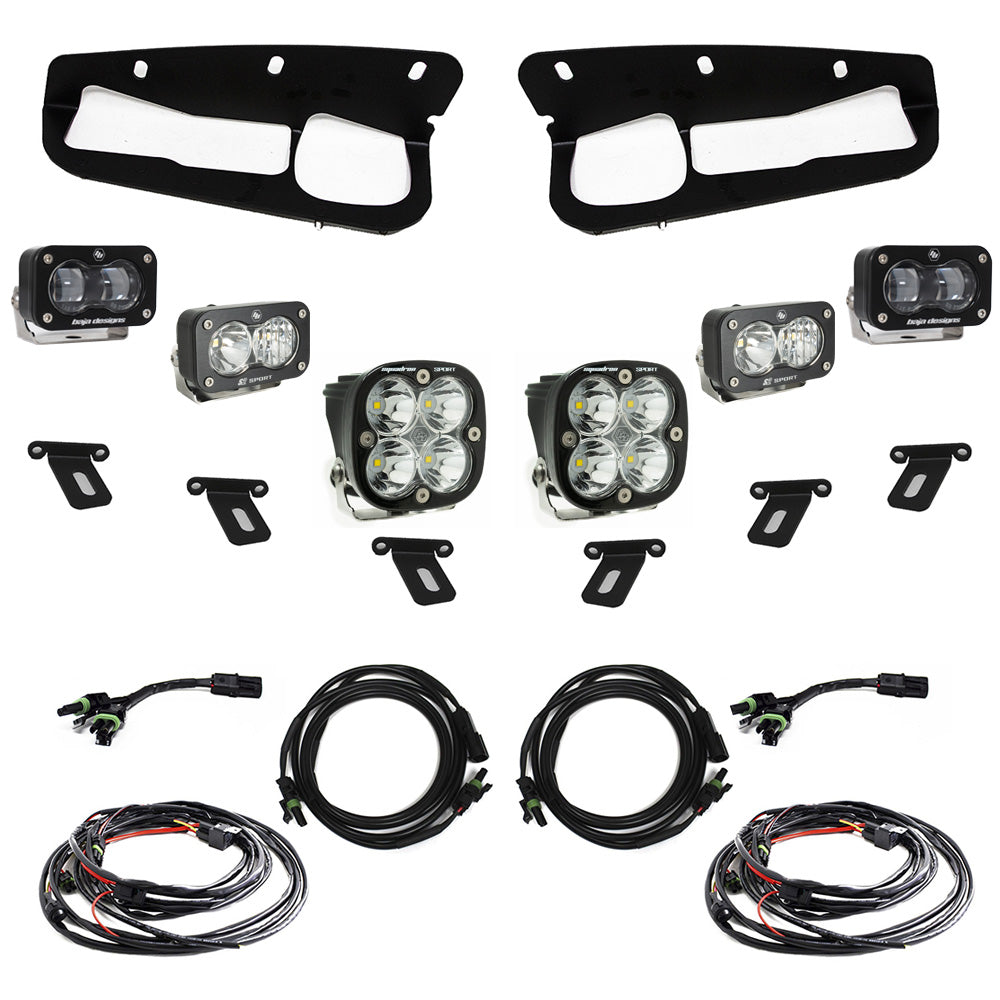 2021+ Ford Bronco S2 SAE “Sportsmen” Fog Pocket Light Kit Clear  Toggle Switch parts