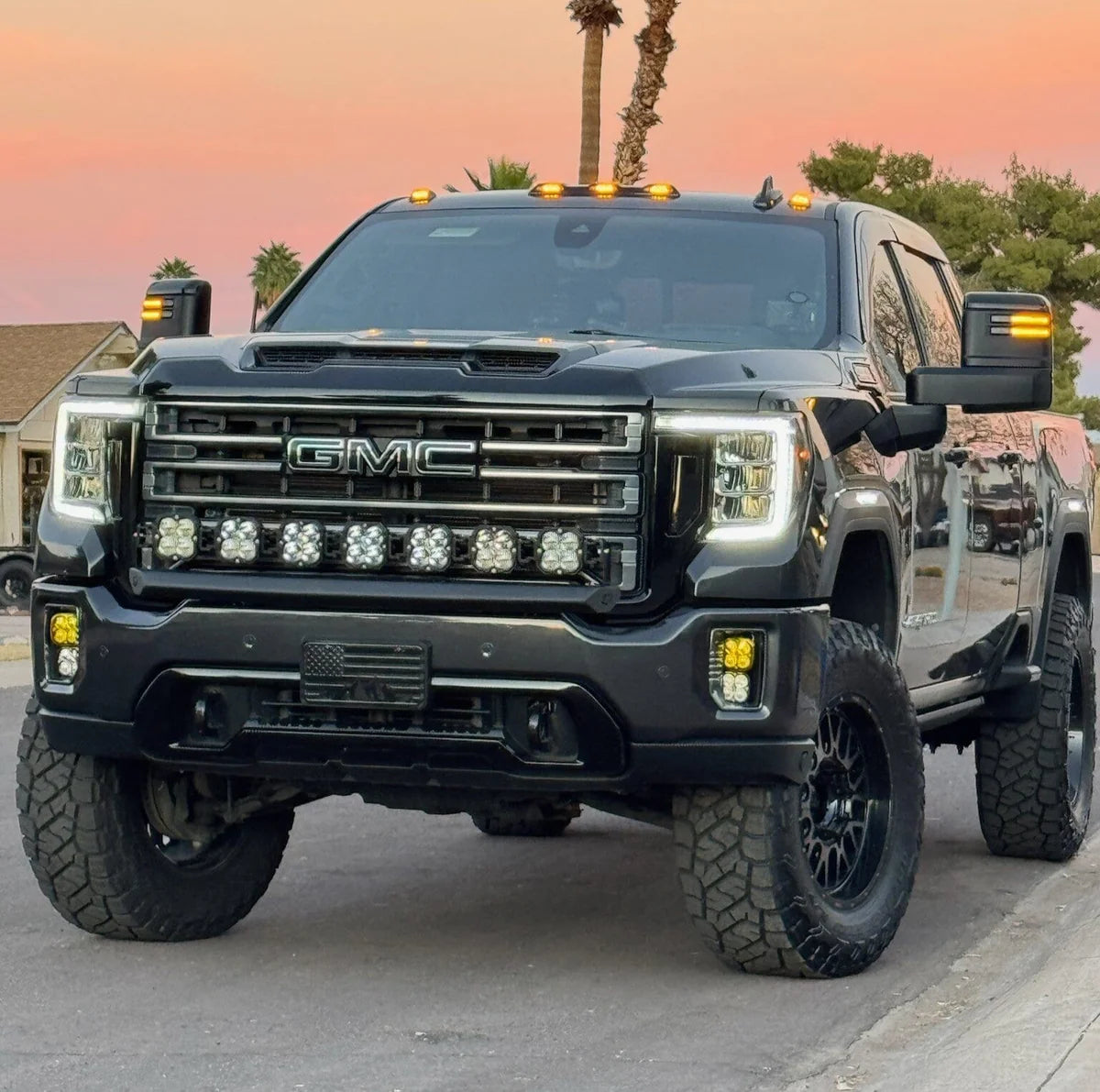 HD Chase Light Mount – Front Curved Pod / Light Bar Mount